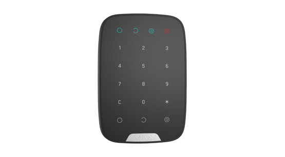 AJAX Keypad Plus Black Bezdrôtová dotyková klávesnica